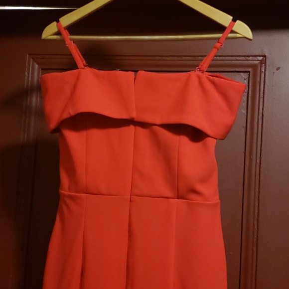 ASHRO Red Spaghetti Strap Dress Size 8 - Picture 4 of 8